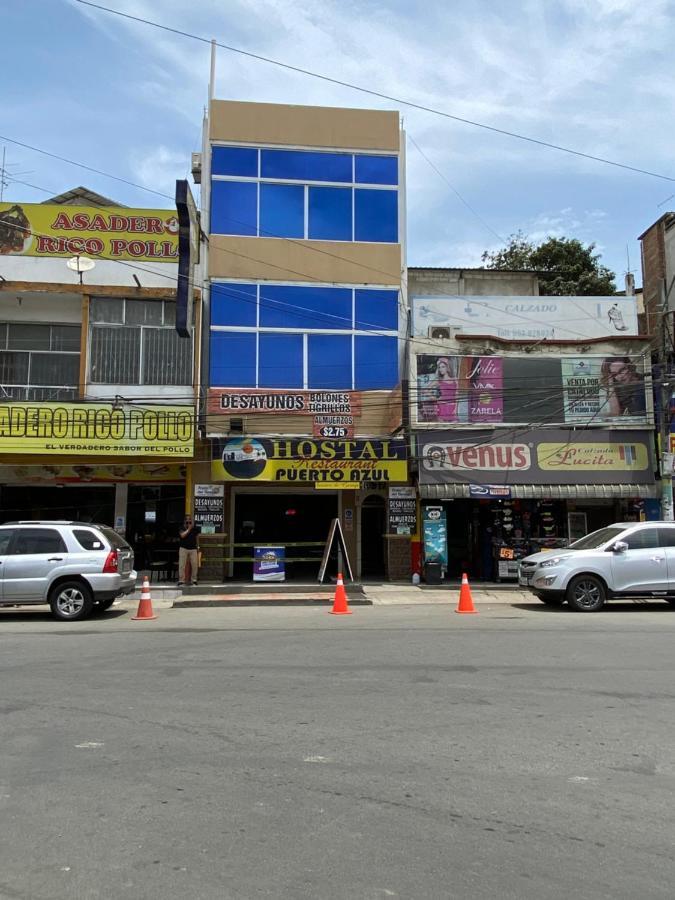 Hostal Puerto Azul Manta Buitenkant foto